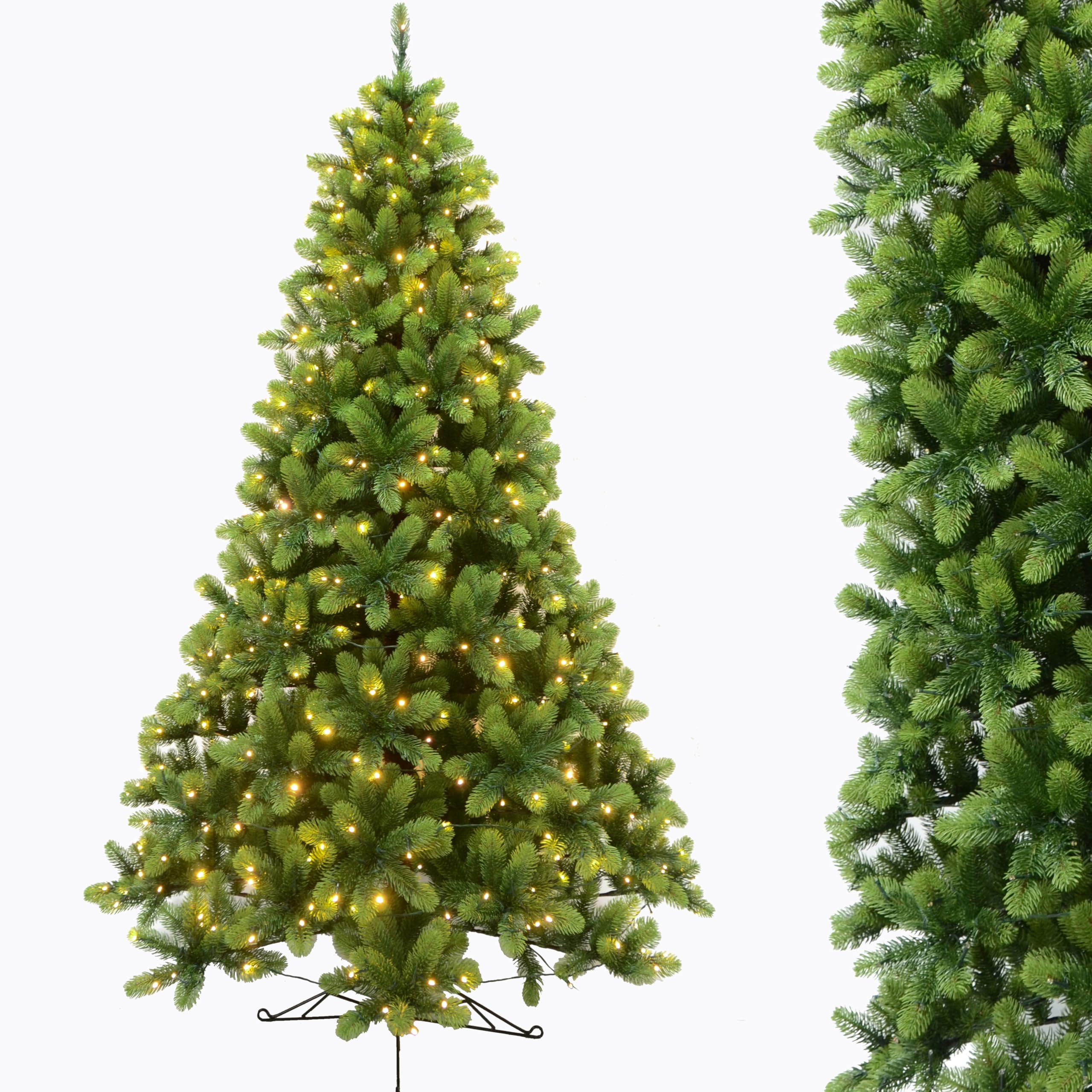 Amazon.de: BoomDing Schmaler Weihnachtsbaum mit Beleuchtung | 210 cm ...